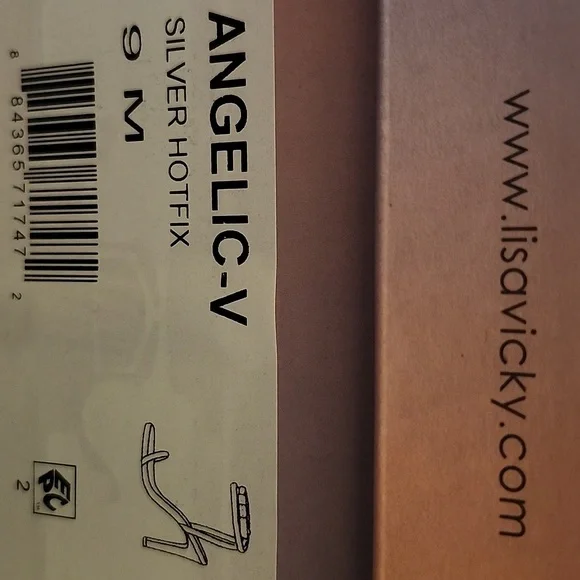 New Lisa Vicky Angelic Rhinestone Ankle Strap Heel 9 - Picture 5 of 8